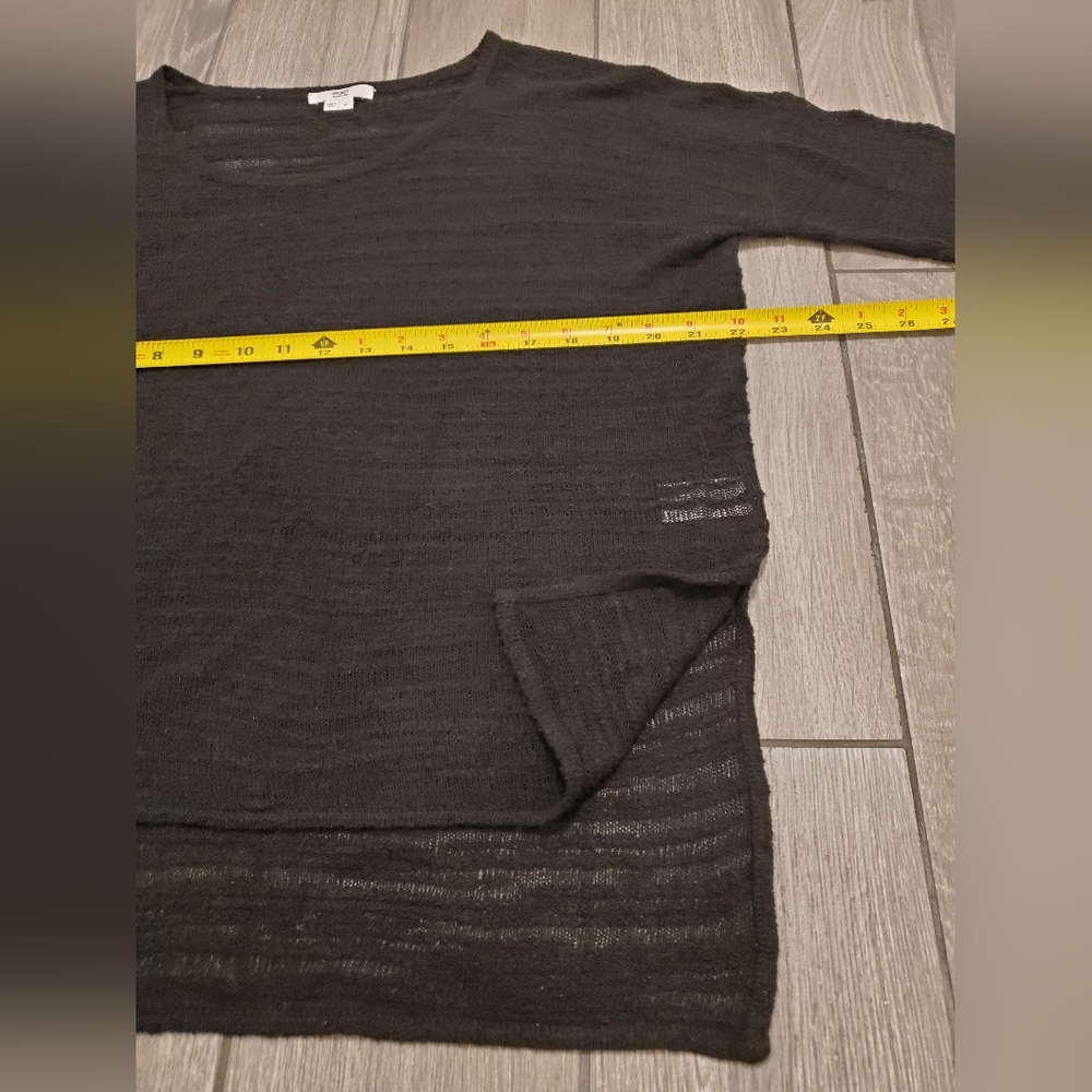 Helmut Lang Destroyed Boucle High Low Split Hem K… - image 5